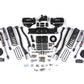 BDS Suspension 4 Inch Lift Kit w/ 4-Link | Extended Travel | Ram 3500 (25-27) 4WD | Diesel