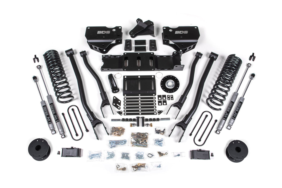 BDS Suspension 5.5 Inch Lift Kit w/ 4-Link | Ram 3500 (25-27) 4WD | Gas