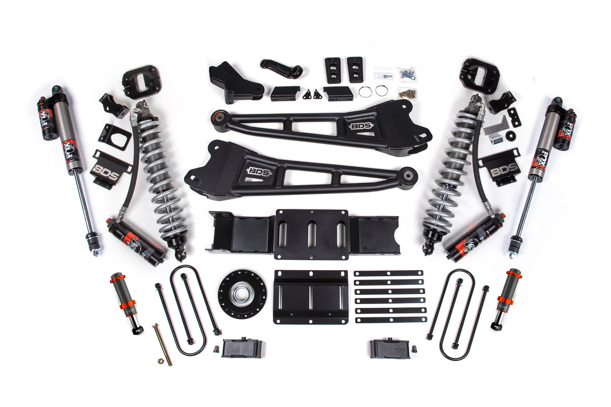 BDS Suspension 4 Inch Lift Kit w/ Radius Arm | Extended Travel | Ram 3500 (25-27) 4WD | Diesel