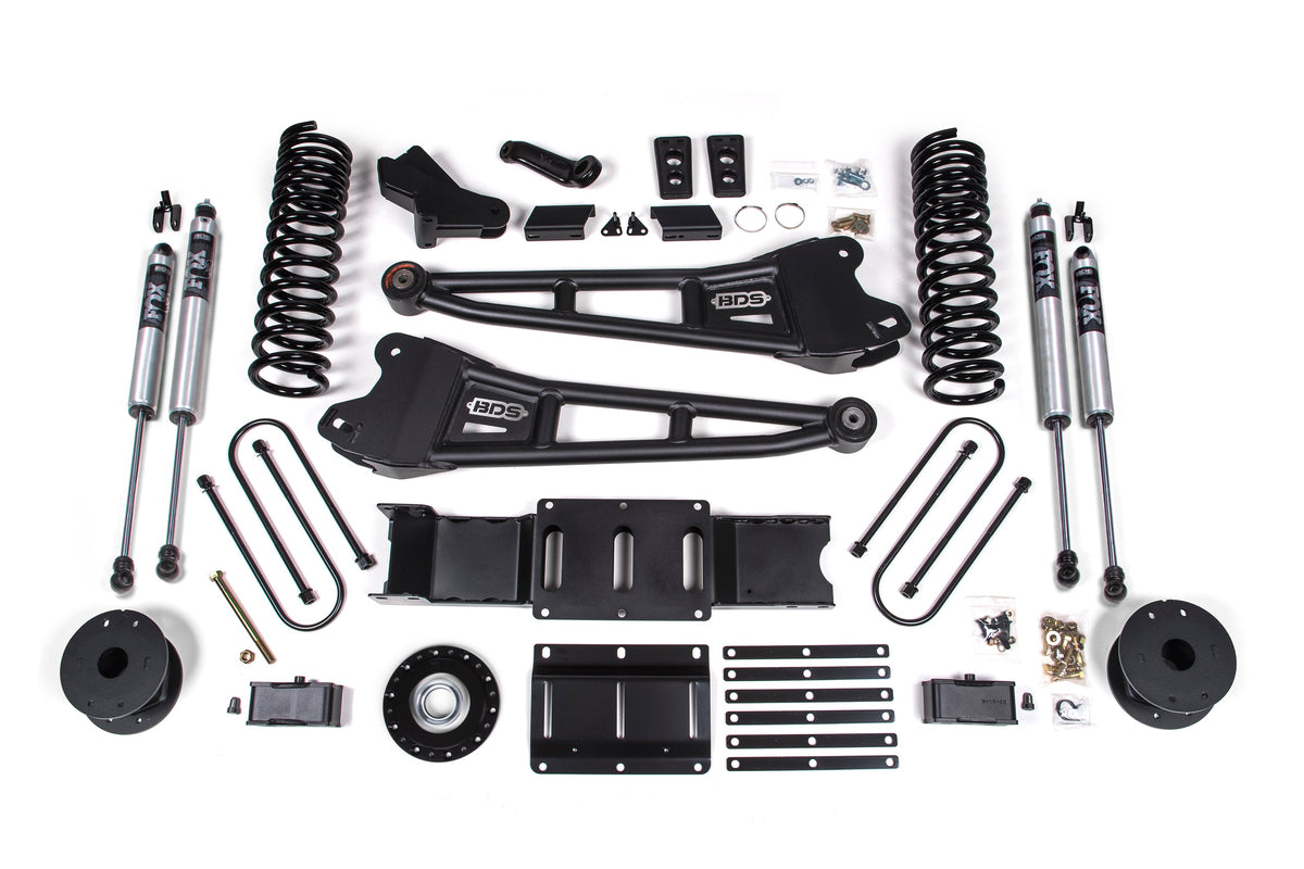 BDS Suspension 4 Inch Lift Kit w/ Radius Arm | Extended Travel | Ram 3500 (25-27) 4WD | Diesel