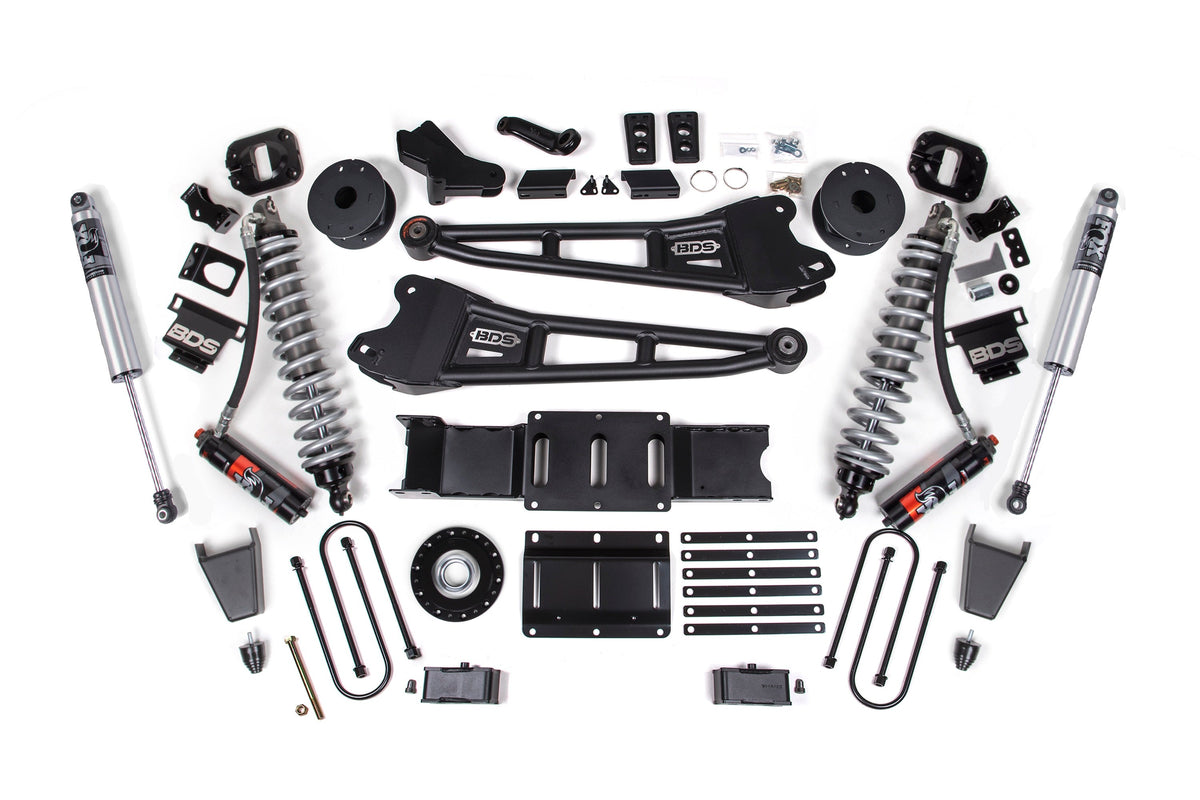 BDS Suspension 4 Inch Lift Kit w/ Radius Arm | Extended Travel | Ram 3500 (25-27) 4WD | Diesel