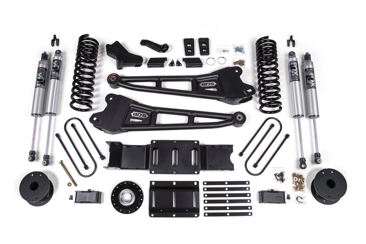BDS Suspension 4 Inch Lift Kit w/ Radius Arm | Extended Travel | Ram 3500 (25-27) 4WD | Diesel