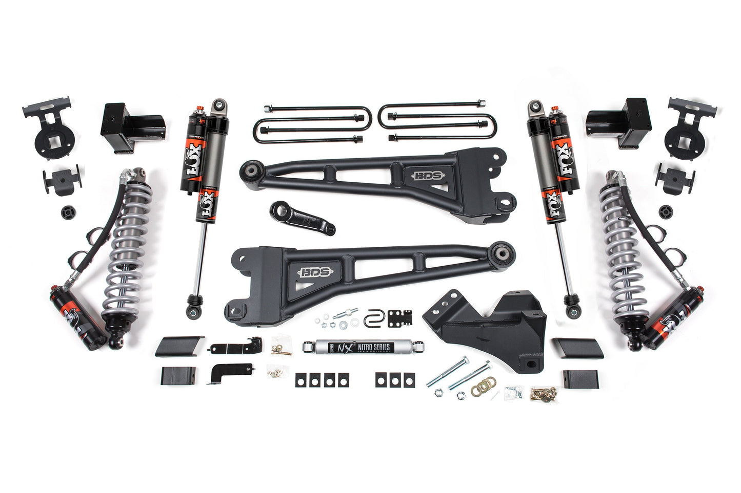 BDS Suspension 5 Inch Lift Kit w/ Radius Arm | FOX 2.5 Performance Elite Coilover | Ford F250/F350 Super Duty (23-26) 4WD | Diesel