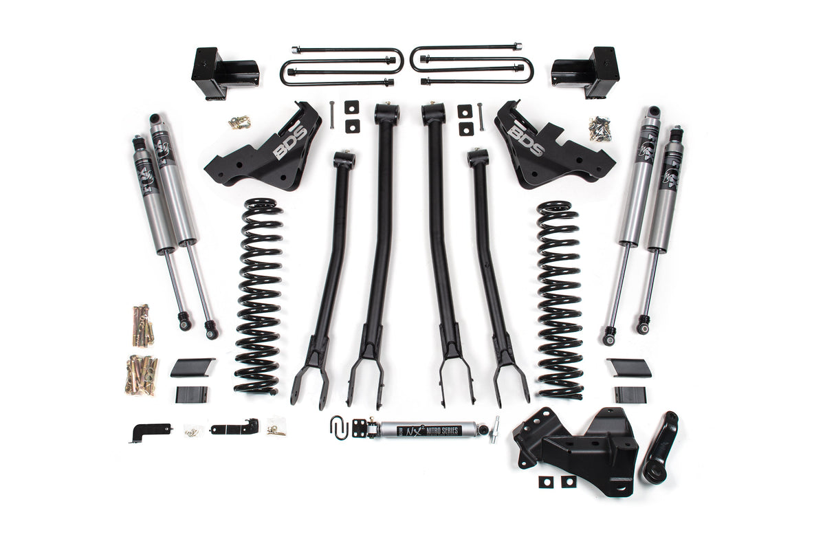 BDS Suspension 5 Inch Lift Kit w/ 4-Link | Ford F250/F350 Super Duty (23-25) 4WD | Gas - Trucks R Us