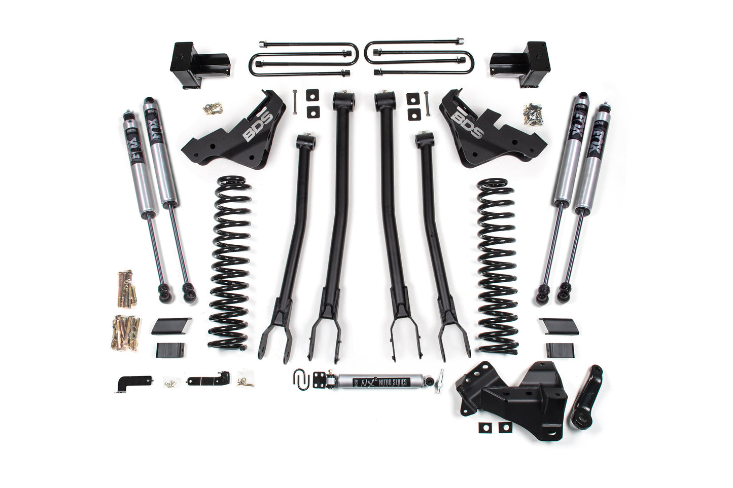 BDS Suspension 5 Inch Lift Kit w/ 4-Link | Ford F250/F350 Super Duty (23-26) 4WD | Diesel