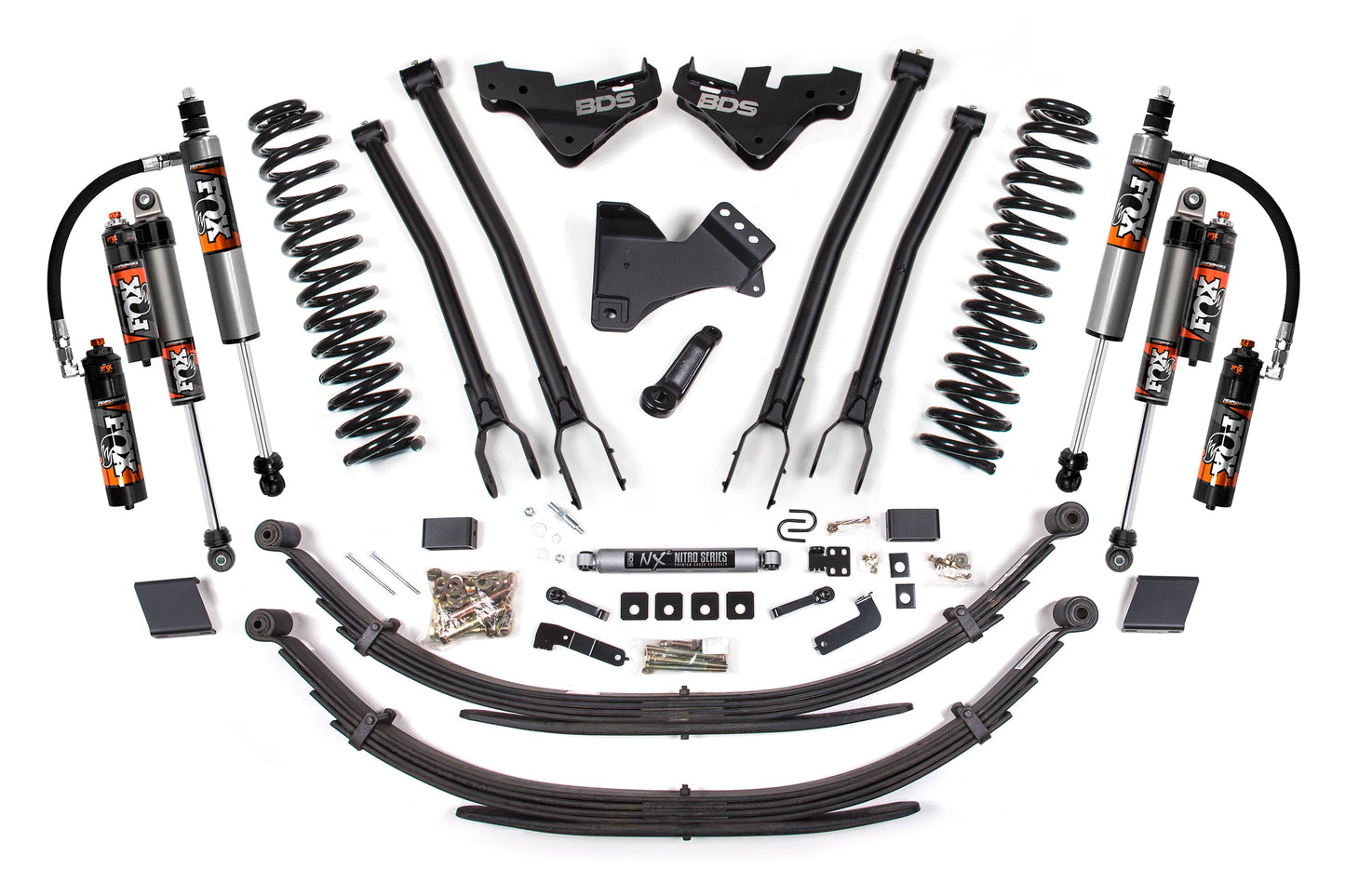 BDS Suspension 5 Inch Lift Kit w/ 4-Link | Ford F250/F350 Super Duty (23-26) 4WD | Diesel