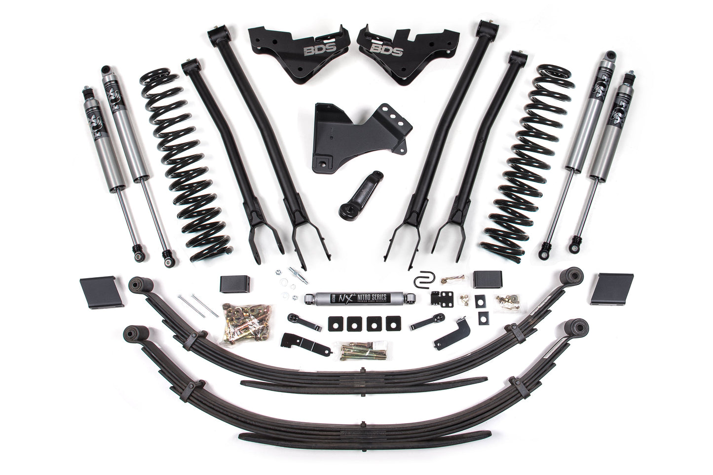 BDS Suspension 5 Inch Lift Kit w/ 4-Link | Ford F250/F350 Super Duty (23-26) 4WD | Diesel