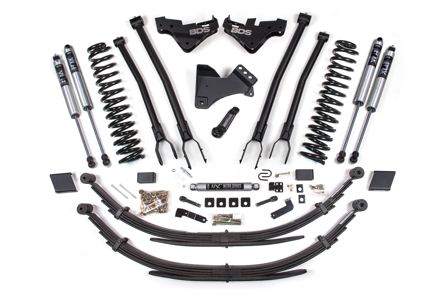BDS Suspension 5 Inch Lift Kit w/ 4-Link | Ford F250/F350 Super Duty (23-26) 4WD | Diesel