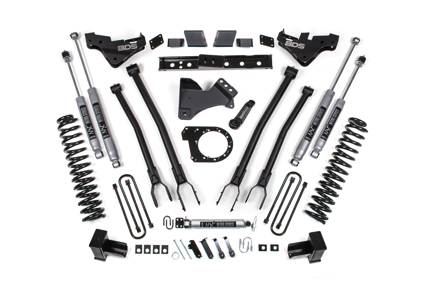 BDS Suspension 7 Inch Lift Kit w/ 4-Link | Ford F250/F350 Super Duty (23-26) 4WD | Diesel