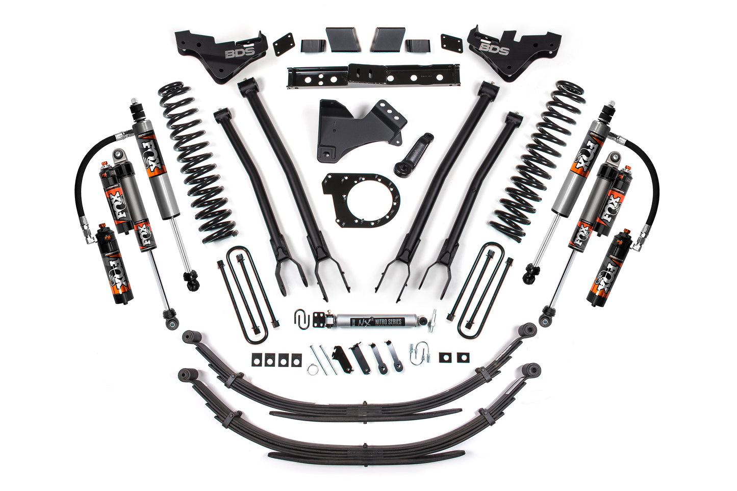 BDS Suspension 7 Inch Lift Kit w/ 4-Link | Ford F250/F350 Super Duty (23-26) 4WD | Diesel
