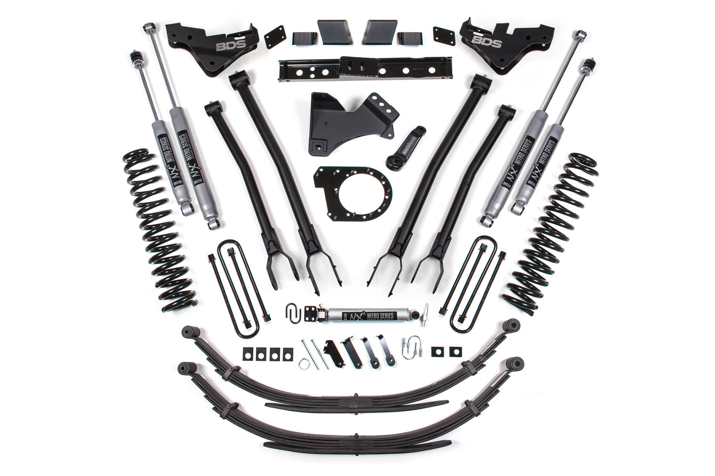BDS Suspension 7 Inch Lift Kit w/ 4-Link | Ford F250/F350 Super Duty (23-26) 4WD | Diesel