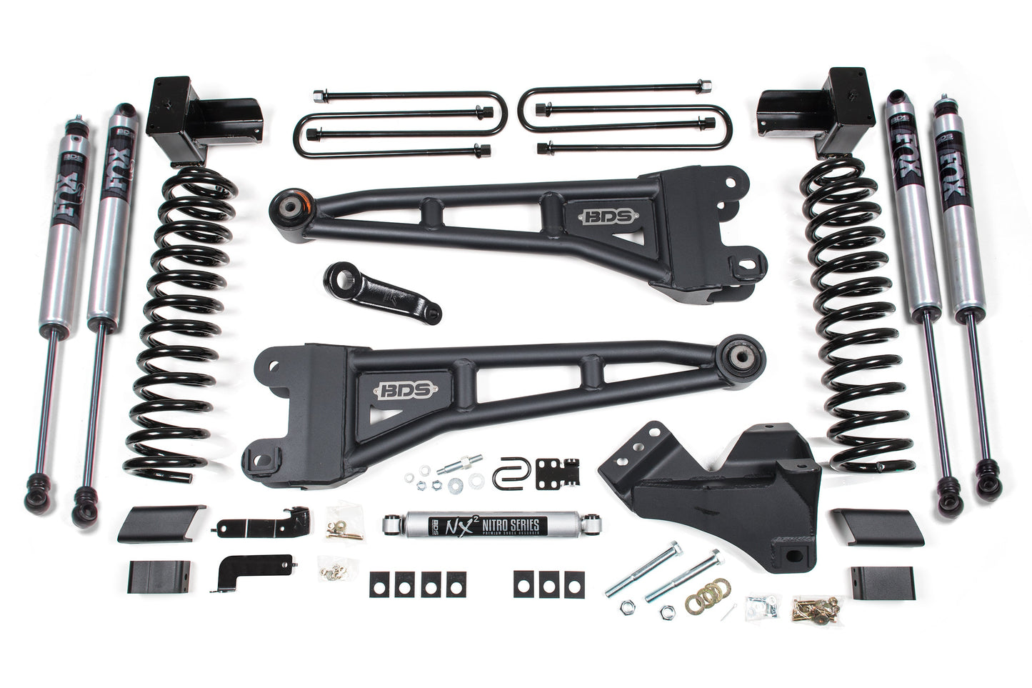 BDS Suspension 5 Inch Lift Kit w/ Radius Arm | Ford F350 Super Duty DRW (23-26) 4WD | Diesel