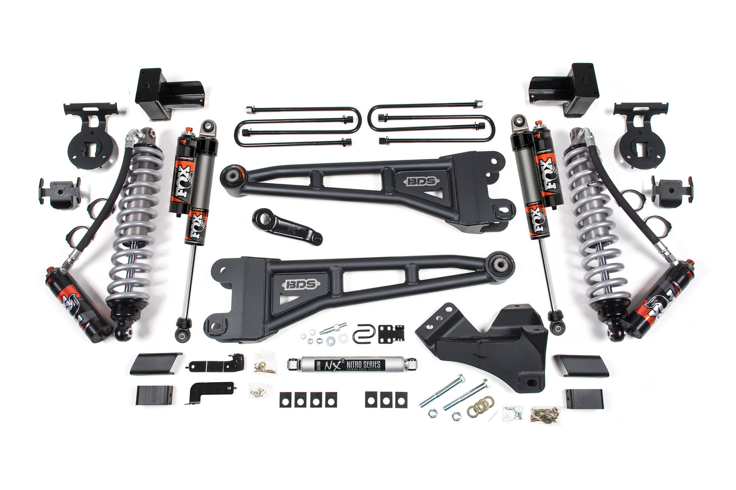 5 Inch Lift Kit w/ Radius Arm | FOX 2.5 Performance Elite Coilover Conversion | Ford F350 Super Duty DRW (23-26) 4WD | Diesel - Trucks R Us
