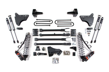 4 Inch Lift Kit w/ 4-Link | FOX 2.5 Performance Elite Coil-Over Conversion | Ford F250/F350 Super Duty (11-16) 4WD | Diesel - Trucks R Us