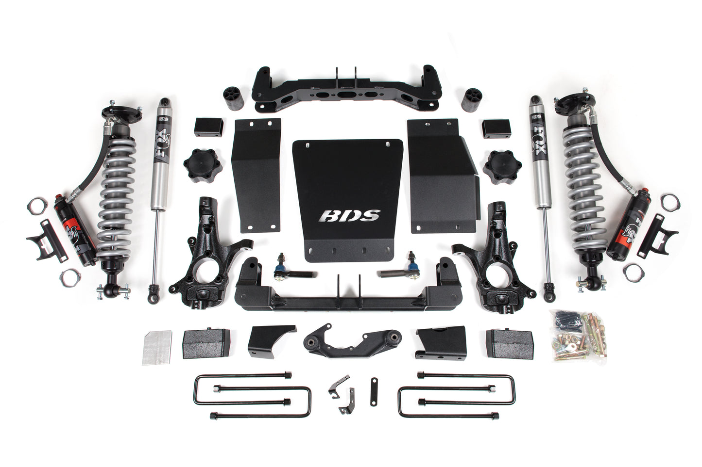 BDS Suspension 4 Inch Lift Kit | FOX 2.5 Performance Elite Coil-Over | Chevy Silverado or GMC Sierra 1500 (14-18) 4WD