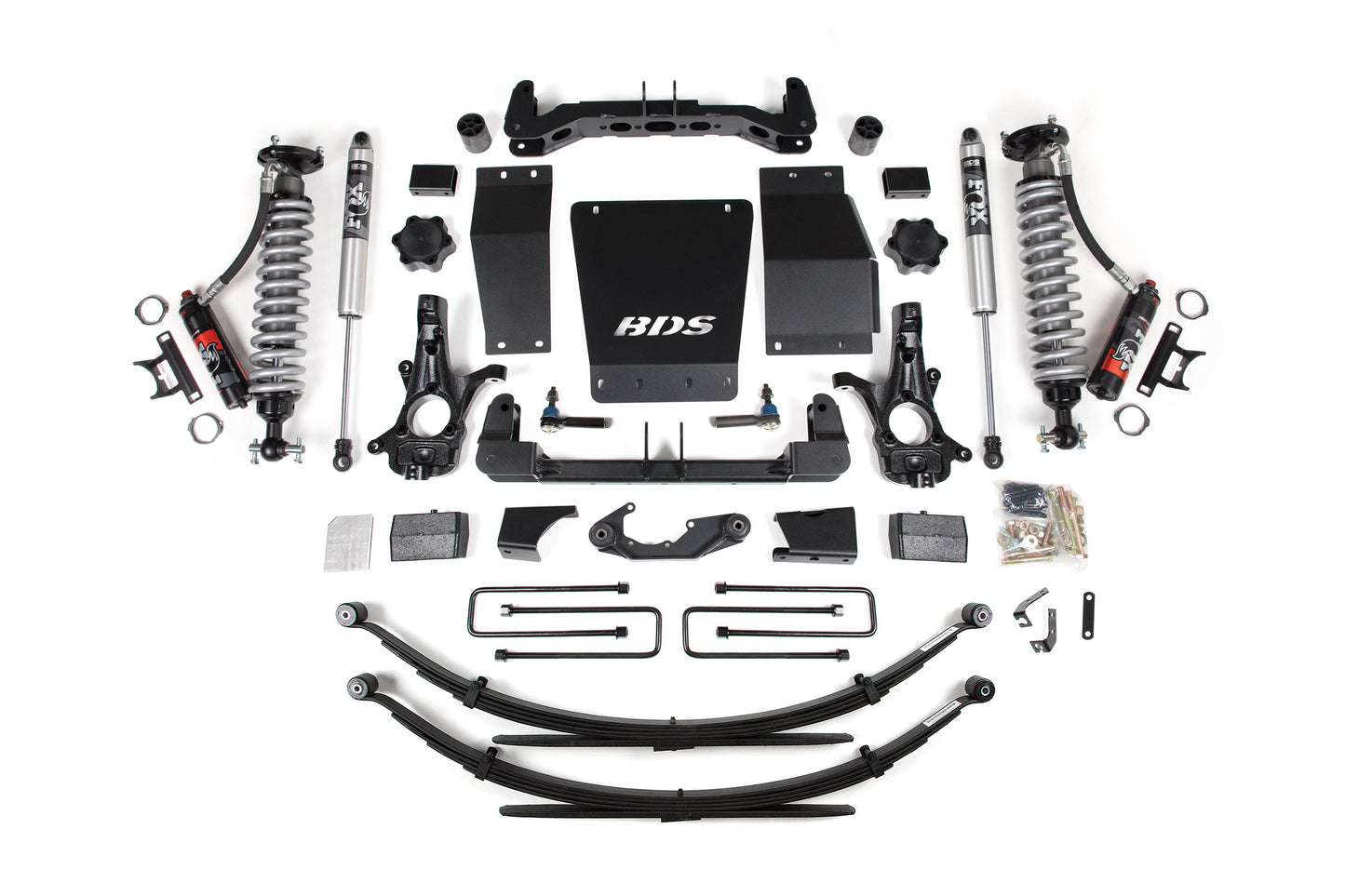 BDS Suspension 4 Inch Lift Kit | FOX 2.5 Performance Elite Coil-Over | Chevy Silverado or GMC Sierra 1500 (14-18) 4WD