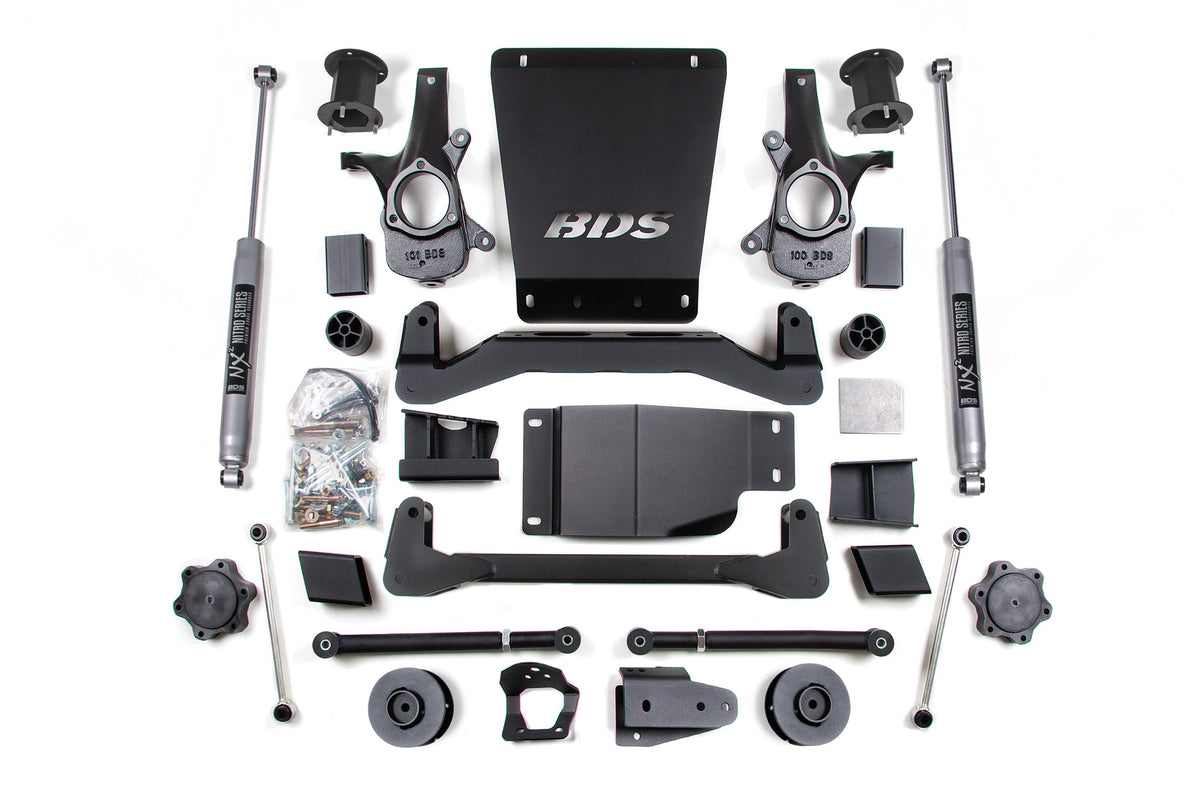 BDS Suspension 4.5 Inch Lift Kit | Chevy/GMC Avalanche, Suburban, Tahoe, or Yukon 1500 (07-14) 4WD