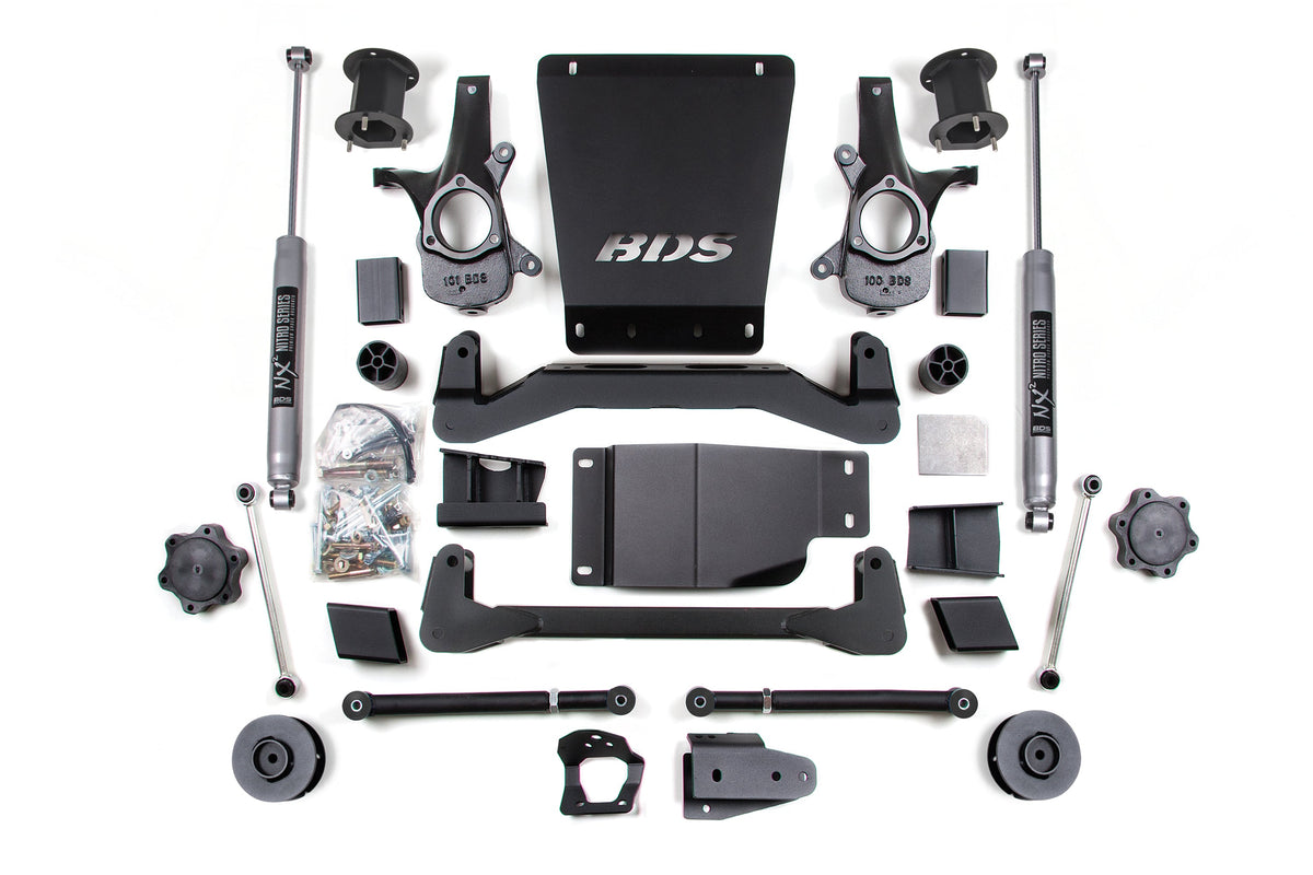 BDS Suspension 4.5 Inch Lift Kit | Chevy/GMC Avalanche, Suburban, Tahoe, or Yukon 1500 (07-14) 4WD