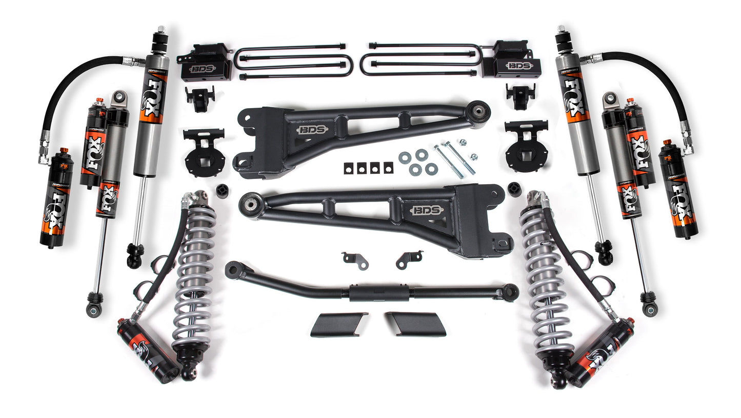 BDS Suspension 2.5 Inch Lift Kit W/ Radius Arm | FOX 2.5 Performance Elite Coil-Over Conversion | Ford F450 Super Duty (23-25) 4WD - Trucks R Us