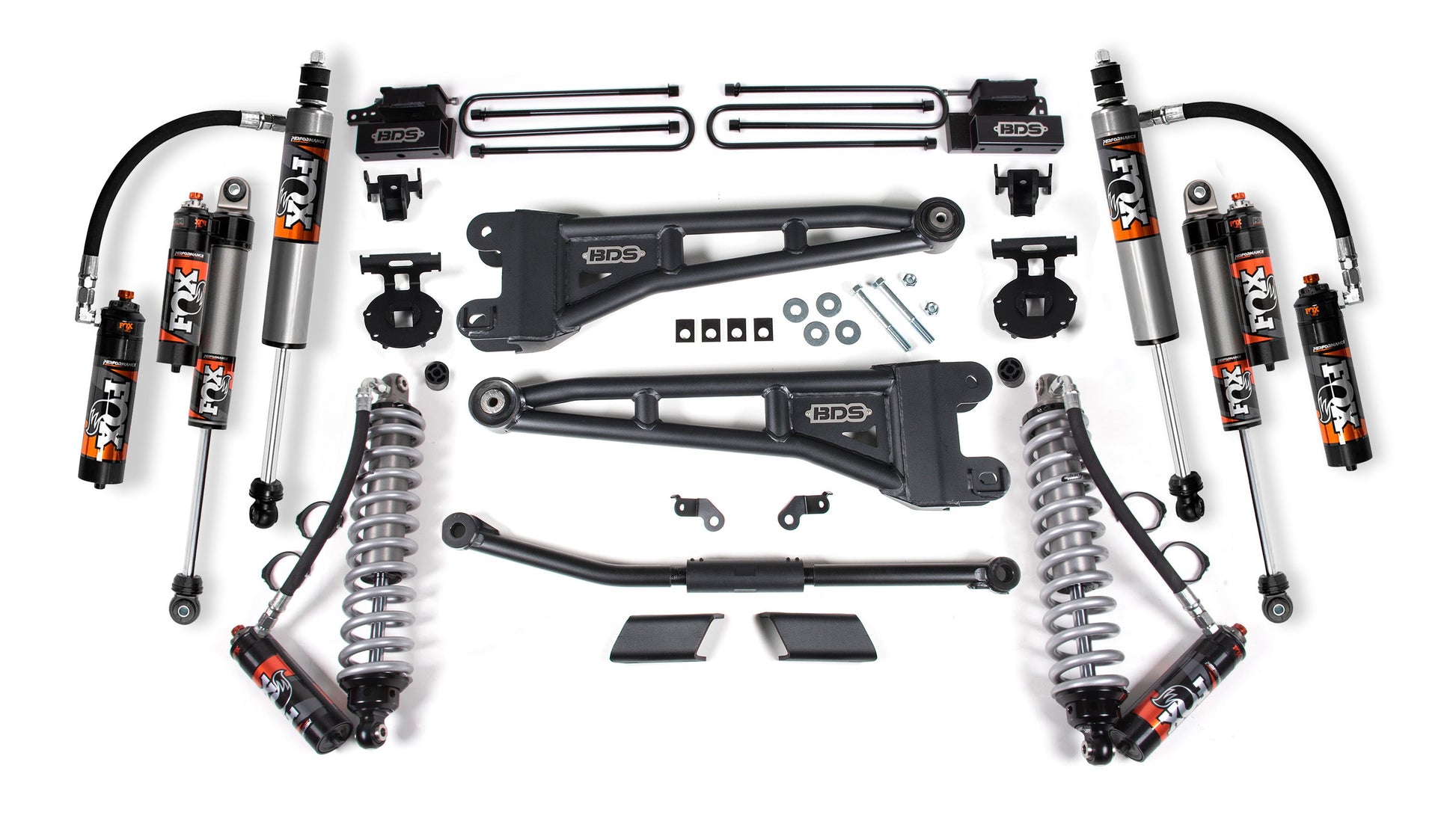 BDS Suspension 2.5 Inch Lift Kit W/ Radius Arm | FOX 2.5 Performance Elite Coil-Over Conversion | Ford F450 Super Duty (23-25) 4WD - Trucks R Us