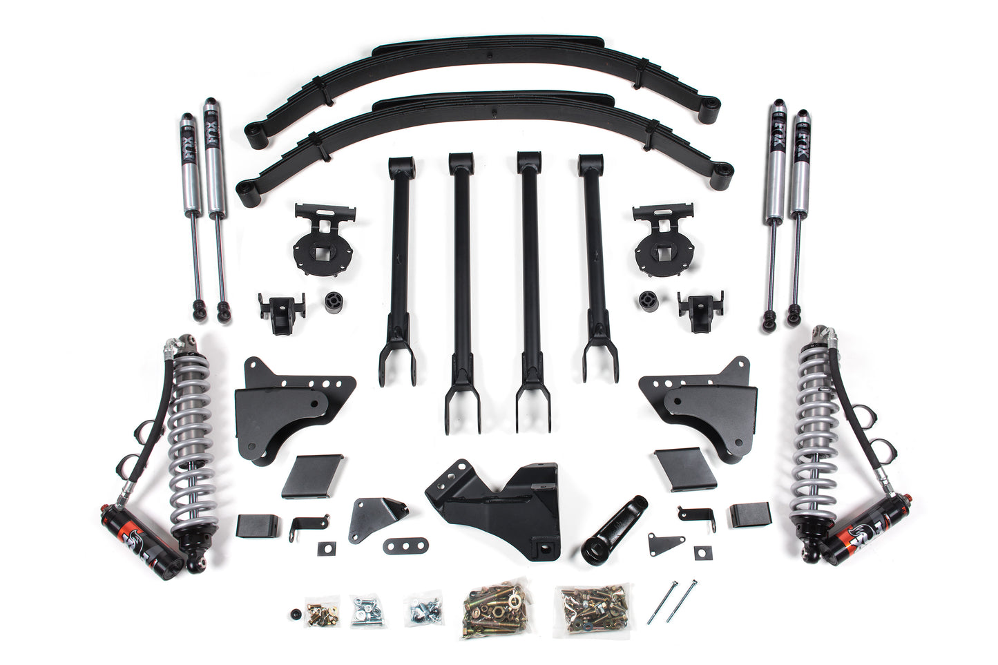 BDS Suspension 8 Inch Lift Kit | 4-Link & FOX 2.5 Performance Elite Coil-Over Conversion | Ford F250/F350 Super Duty (11-16) 4WD