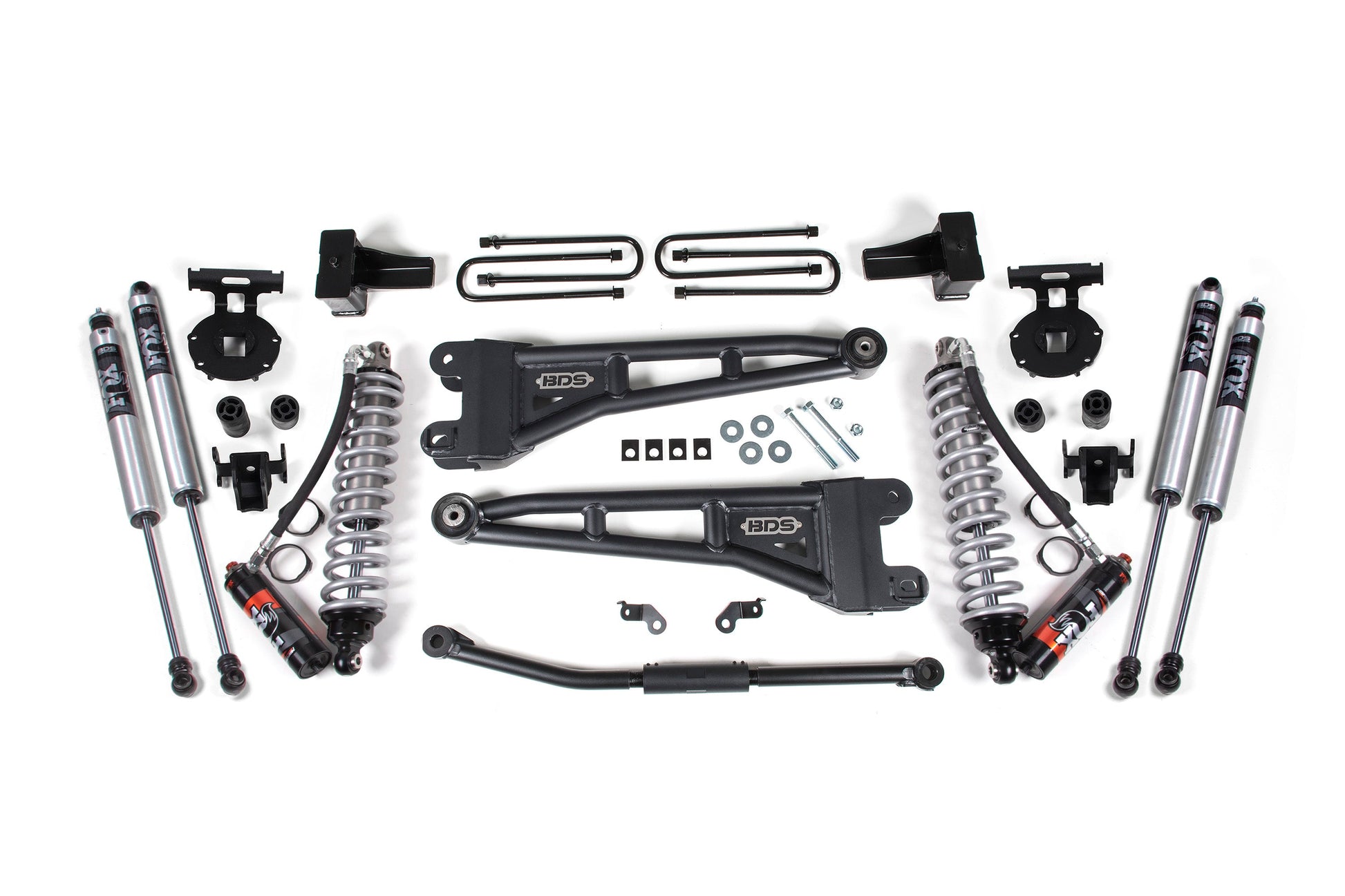 BDS Suspension 2.5 Inch Lift Kit w/ Radius Arm | FOX 2.5 Performance Elite Coil-Over Conversion | Ford F250/F350 Super Duty (11-16) 4WD | Diesel - Trucks R Us