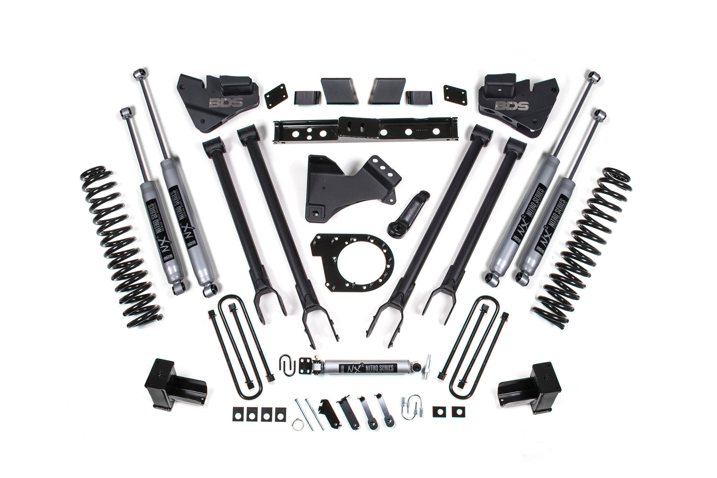 BDS Suspension 6 Inch Lift Kit | 4-Link Conversion | Ford F250/F350 Super Duty (17-19) 4WD | Diesel - Trucks R Us