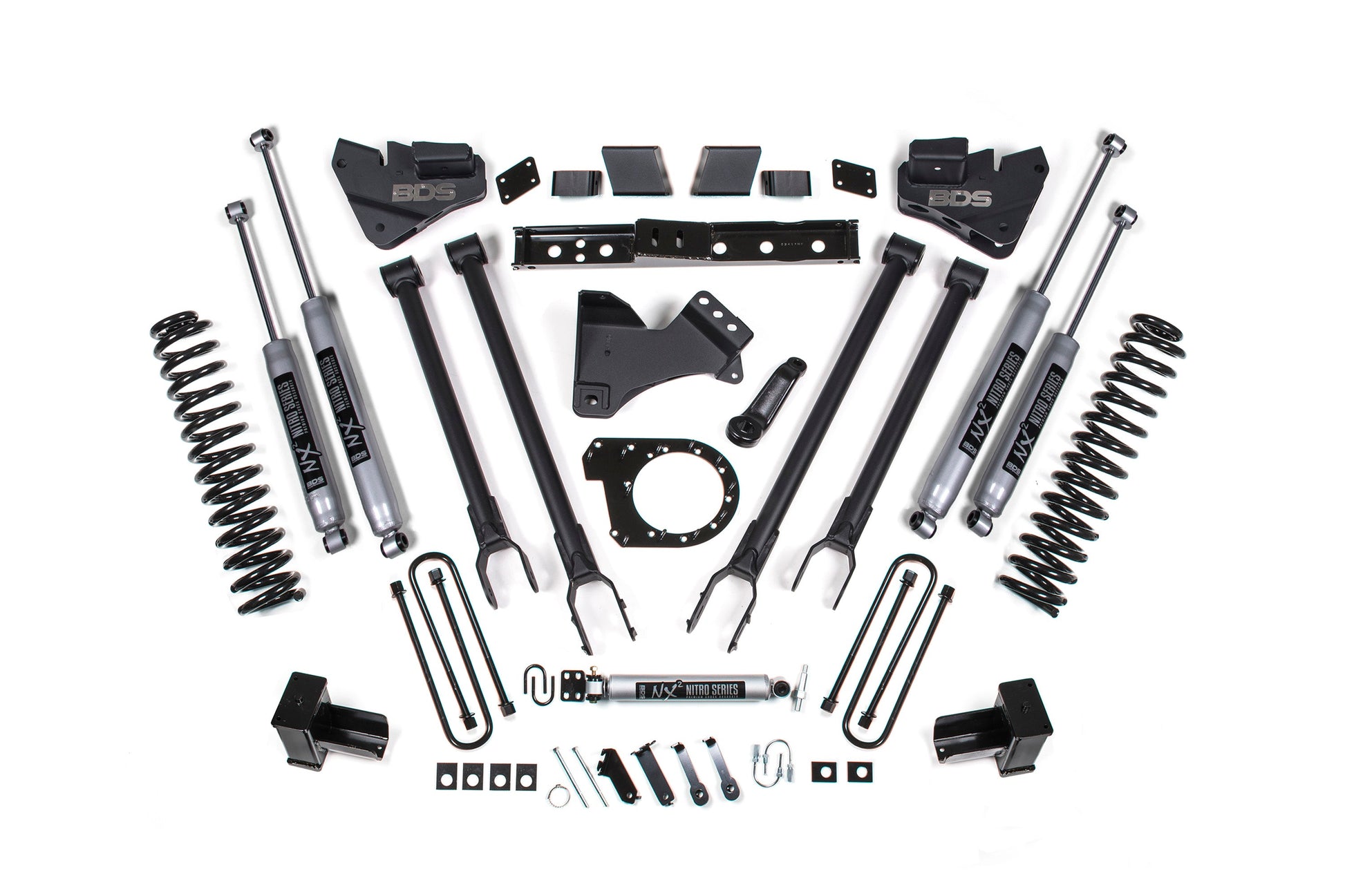 BDS Suspension 6 Inch Lift Kit | 4-Link Conversion | Ford F250/F350 Super Duty (17-19) 4WD | Diesel - Trucks R Us