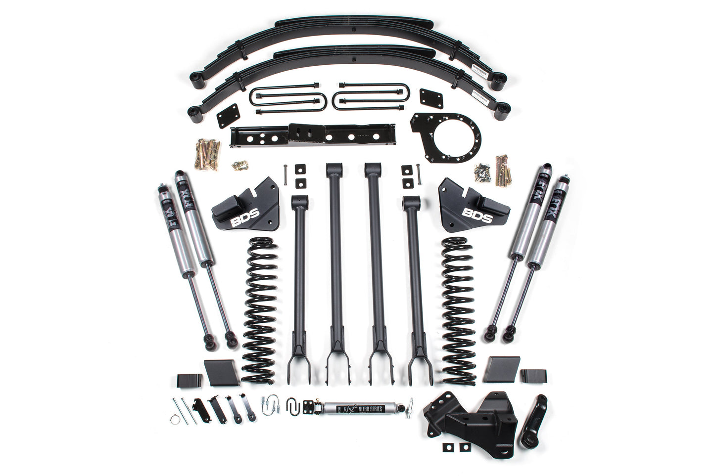 BDS Suspension 6 Inch Lift Kit | 4-Link Conversion | Ford F250/F350 Super Duty (17-19) 4WD | Diesel - Trucks R Us