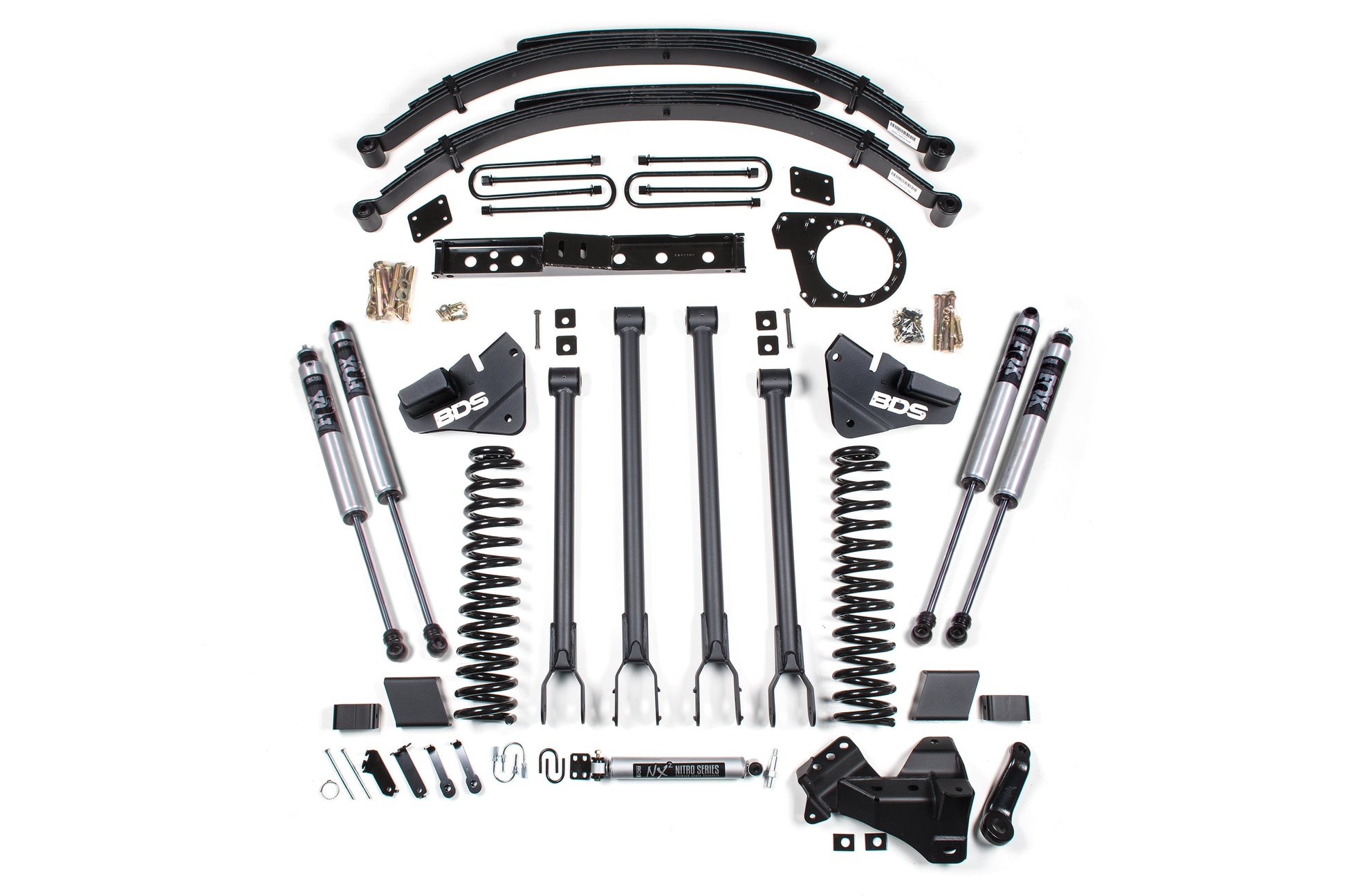 BDS Suspension 6 Inch Lift Kit | 4-Link Conversion | Ford F250/F350 Super Duty (17-19) 4WD | Diesel - Trucks R Us