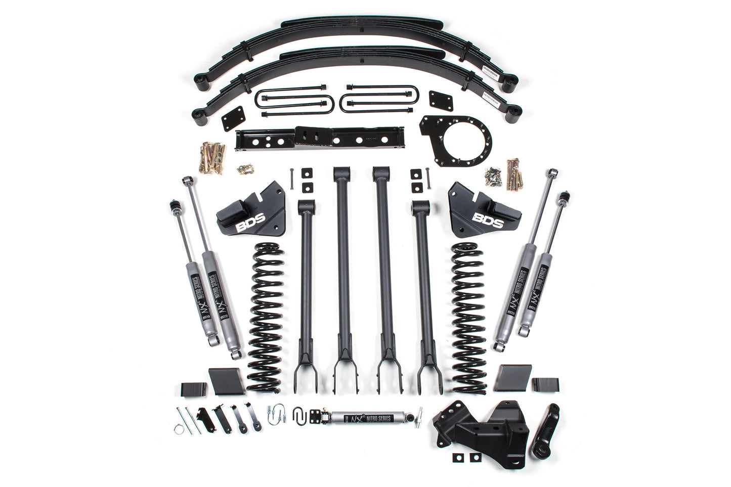BDS Suspension 6 Inch Lift Kit | 4-Link Conversion | Ford F250/F350 Super Duty (17-19) 4WD | Diesel - Trucks R Us