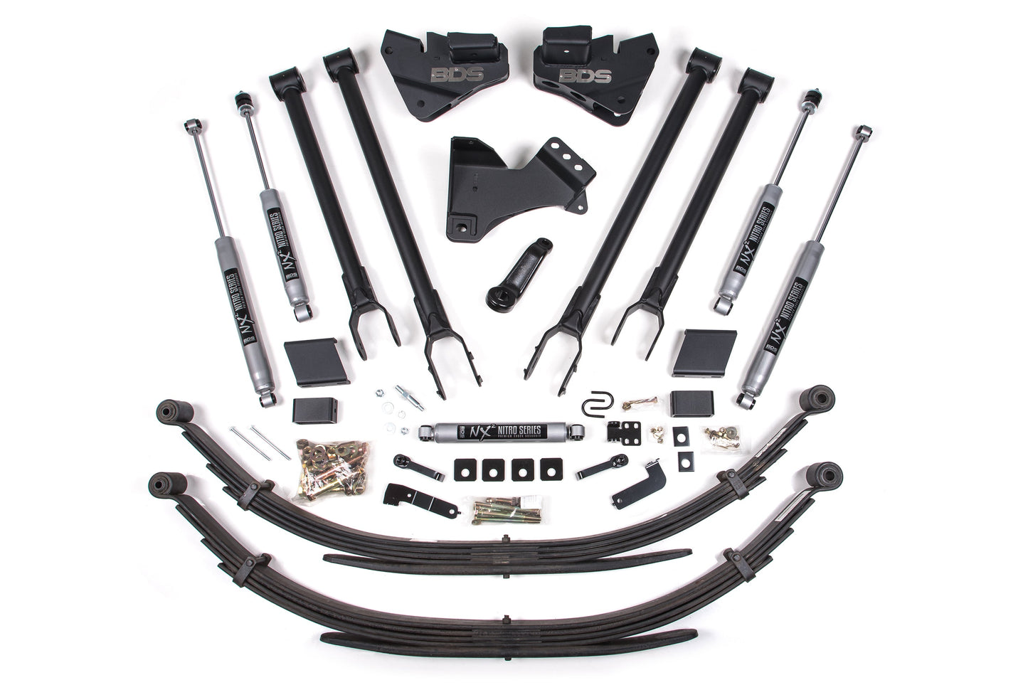 BDS Suspension 5 Inch Lift Kit w/ 4-Link | Ford F250/F350 Super Duty (20-22) 4WD | Diesel