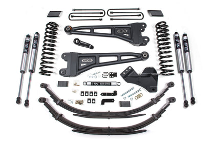 BDS Suspension 4 Inch Lift Kit w/ Radius Arm | Ford F250/F350 Super Duty (17-19) 4WD | Diesel