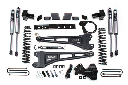 BDS Suspension 7 Inch Lift Kit w/ Radius Arm | Ford F350 Super Duty DRW (20-22) 4WD | Diesel