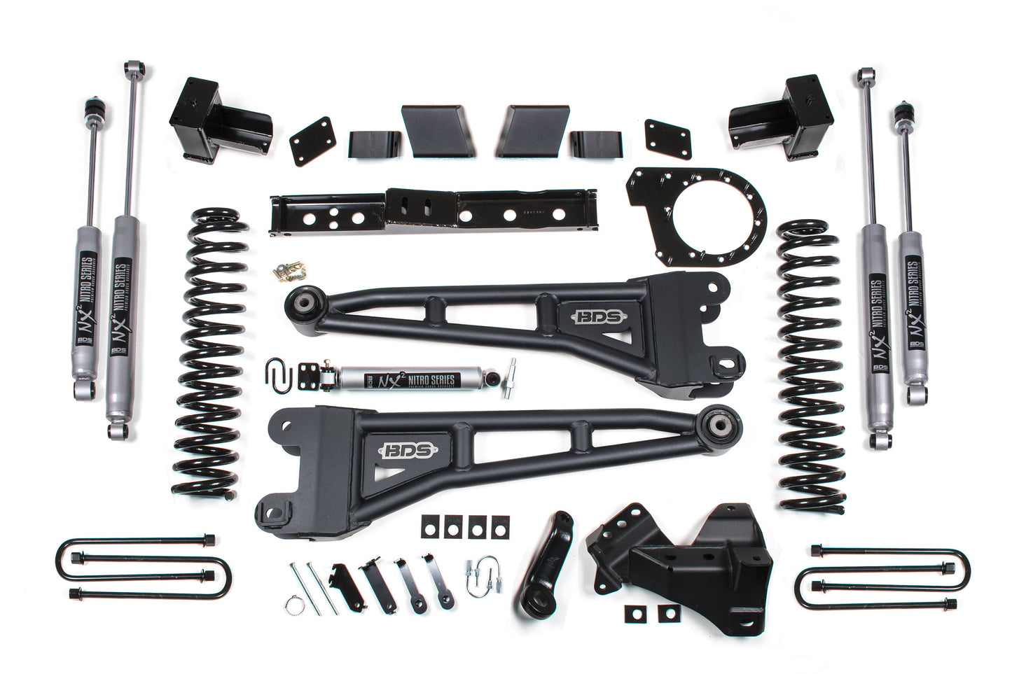 BDS Suspension 7 Inch Lift Kit w/ Radius Arm | Ford F350 Super Duty DRW (20-22) 4WD | Diesel