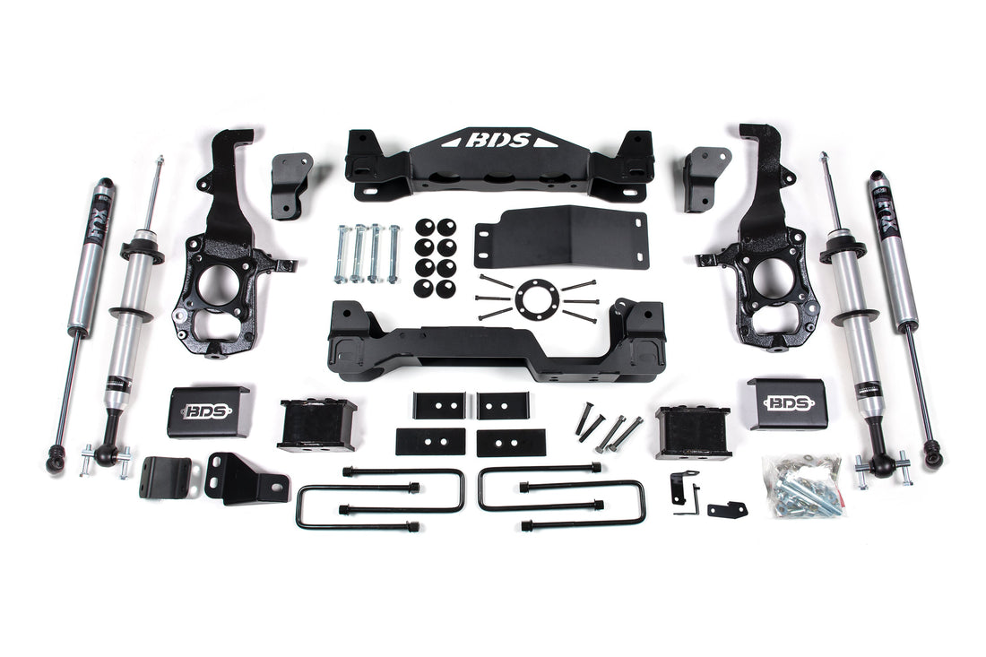BDS Suspension 6 Inch Lift Kit | FOX 2.0 Strut | Ford F150 (21-25) 4WD