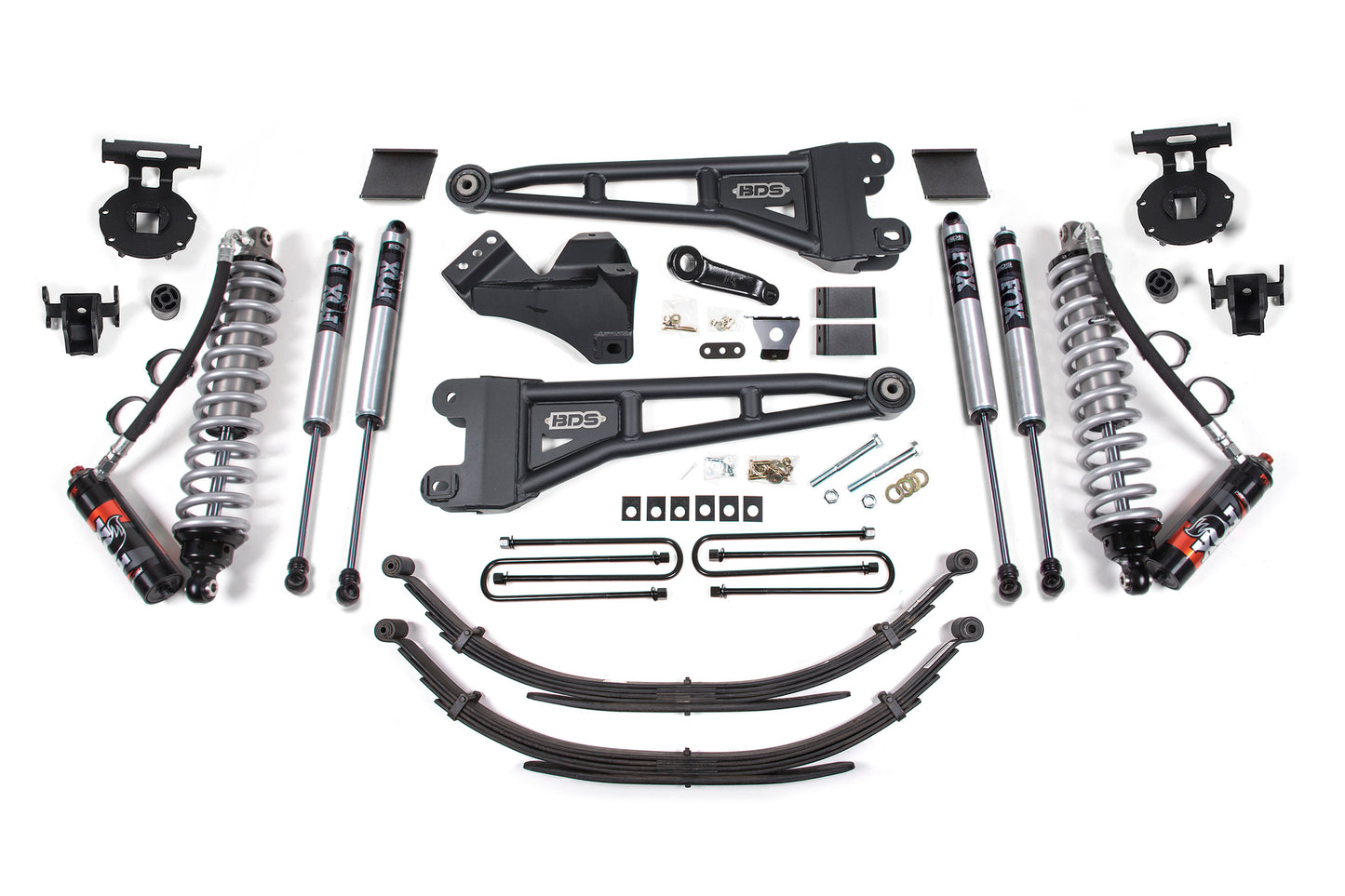 BDS Suspension 6 Inch Lift Kit w/ Radius Arm | FOX 2.5 Performance Elite Coil-Over Conversion | Ford F250/F350 Super Duty (11-16) 4WD | Diesel