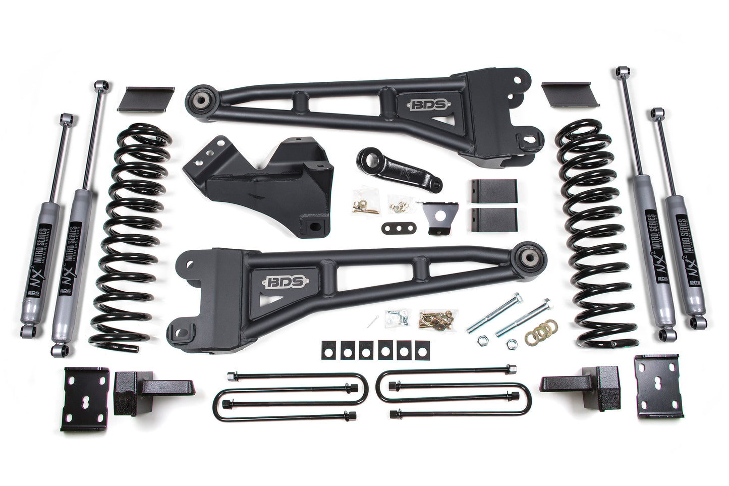 BDS Suspension 4 Inch Lift Kit w/ Radius Arm | Ford F250/F350 Super Duty (11-16) 4WD | Diesel