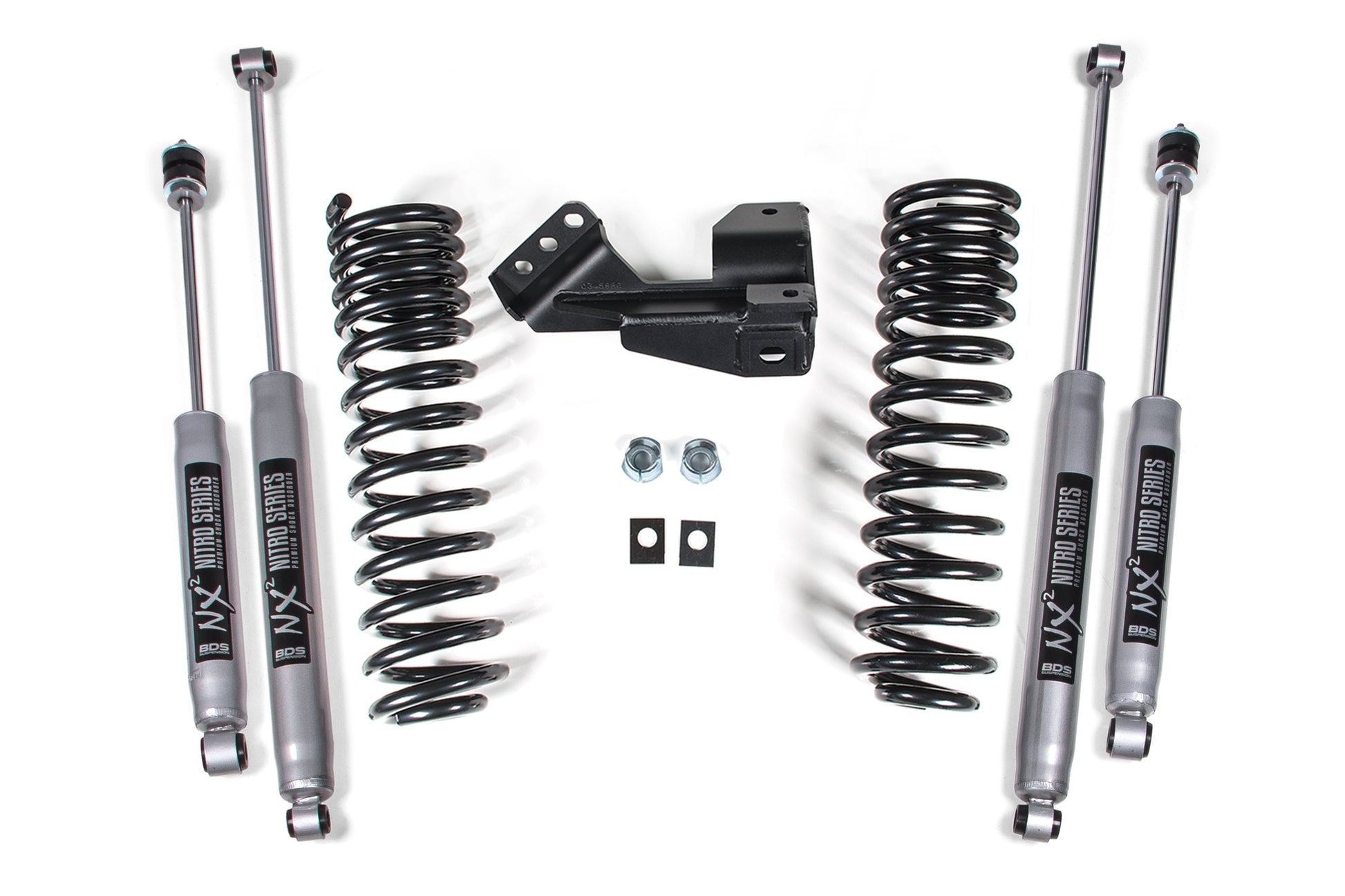 BDS Suspension 1-2 Inch Leveling Kit | Performance Spring | Ford F250/F350 Super Duty (1" Lift: 17-19) | (2" Lift: 20-24) | 4WD | Diesel & Gas - Trucks R Us