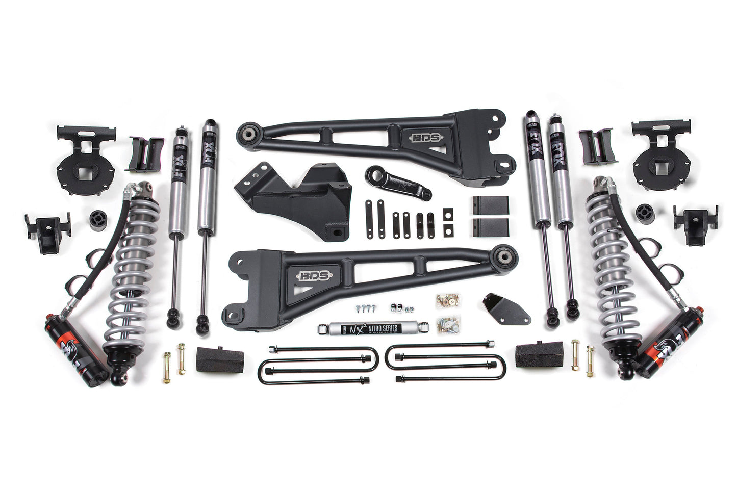 BDS Suspension 4 Inch Lift Kit w/ Radius Arm | FOX 2.5 Performance Elite Coil-Over Conversion | Ford F250/F350 Super Duty (05-07) 4WD | Diesel - Trucks R Us