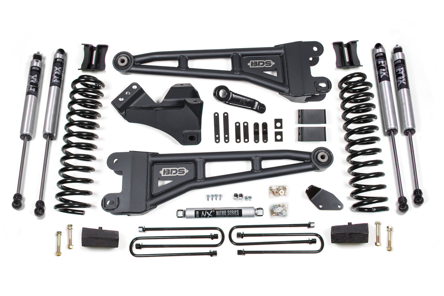BDS Suspension 4 Inch Lift Kit w/ Radius Arm | Ford F250/F350 Super Duty (08-10) 4WD | Gas - Trucks R Us