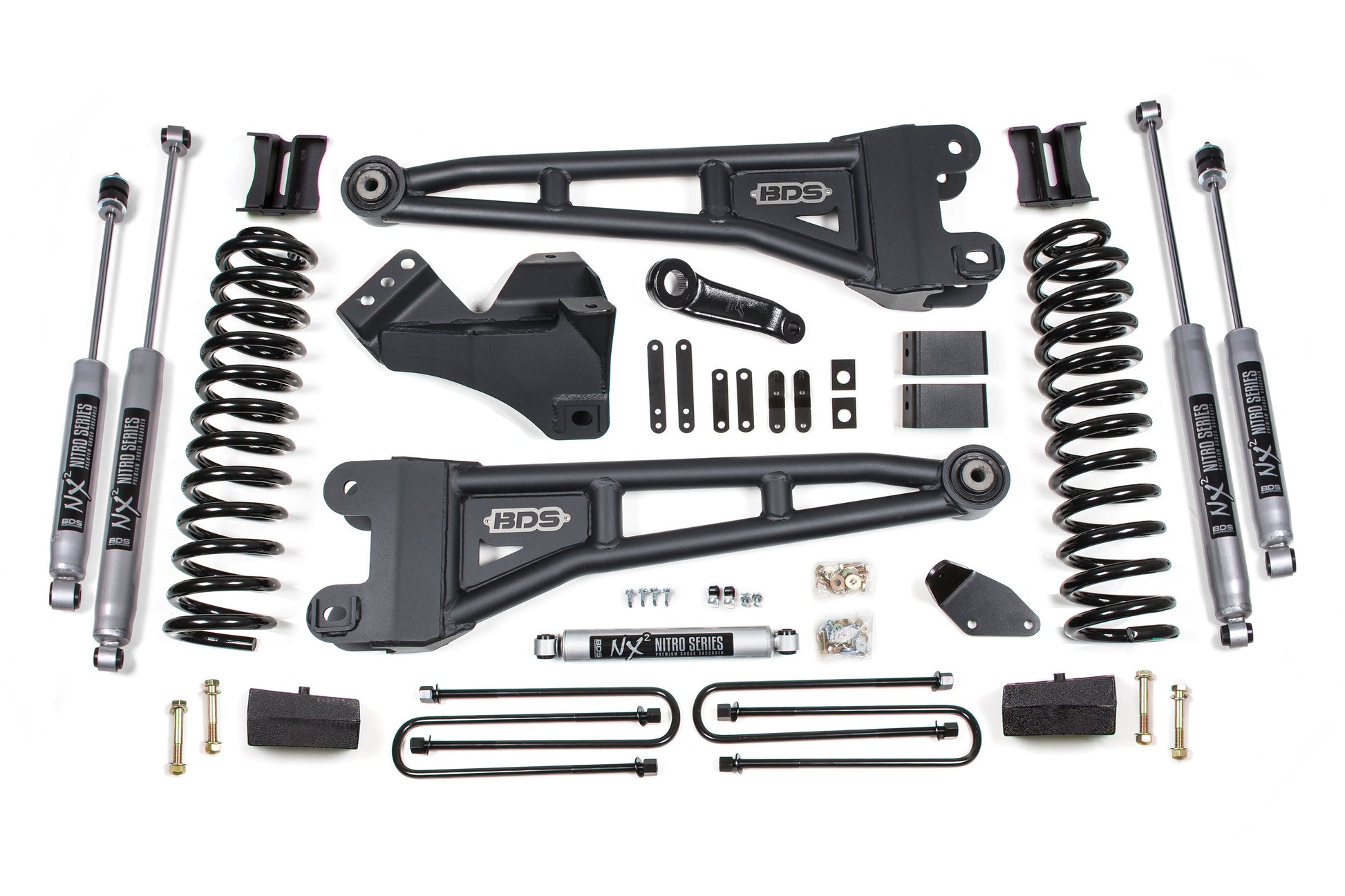 BDS Suspension 4 Inch Lift Kit w/ Radius Arm | Ford F250/F350 Super Duty (08-10) 4WD | Gas - Trucks R Us
