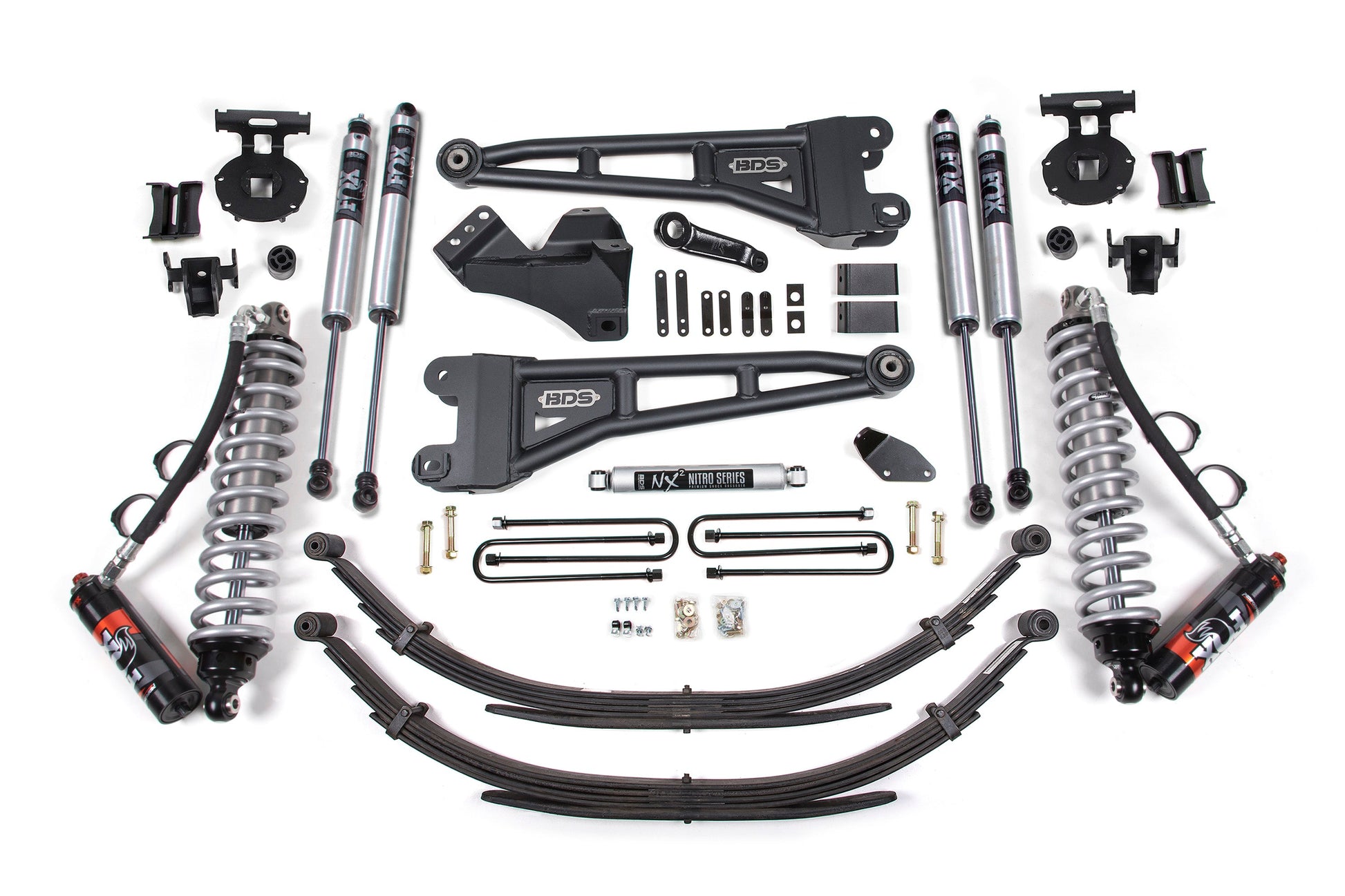 BDS Suspension 4 Inch Lift Kit w/ Radius Arm | FOX 2.5 Performance Elite Coil-Over Conversion | Ford F250/F350 Super Duty (05-07) 4WD | Diesel - Trucks R Us