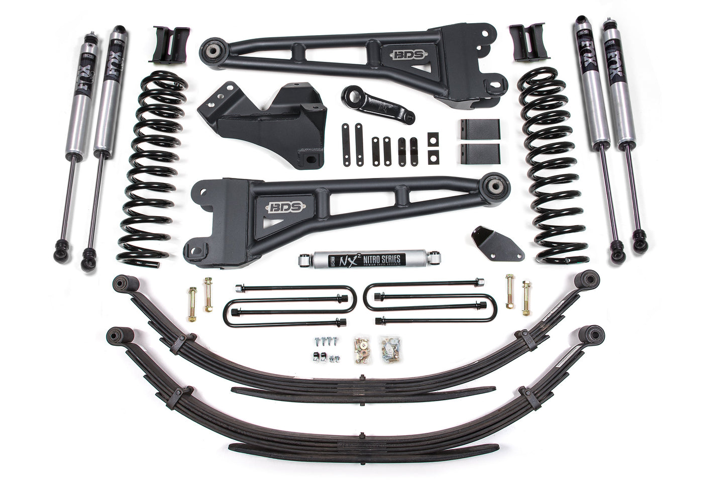 BDS Suspension 4 Inch Lift Kit w/ Radius Arm | Ford F250/F350 Super Duty (08-10) 4WD | Gas - Trucks R Us