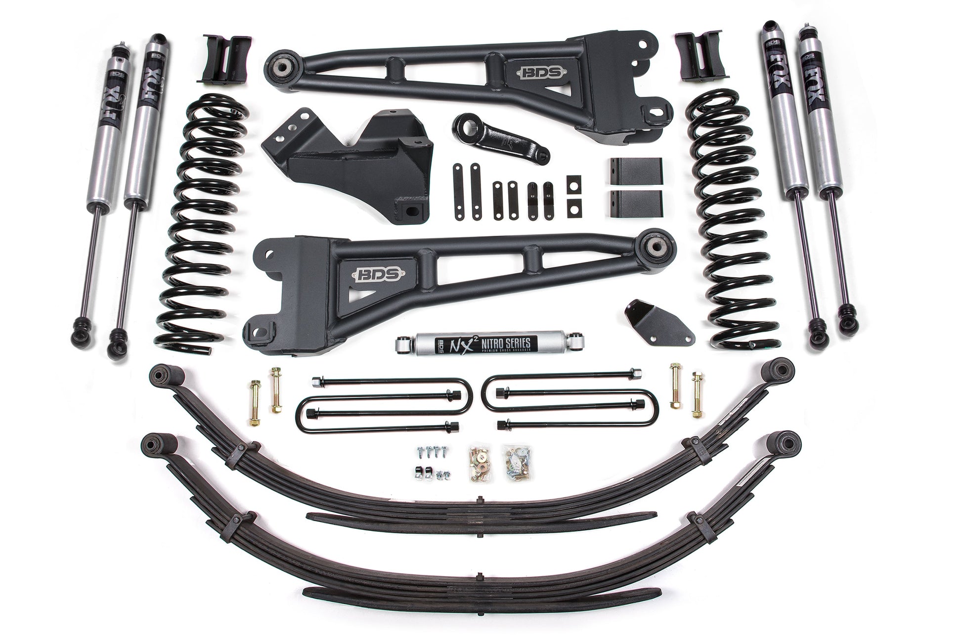 BDS Suspension 4 Inch Lift Kit w/ Radius Arm | Ford F250/F350 Super Duty (08-10) 4WD | Gas - Trucks R Us