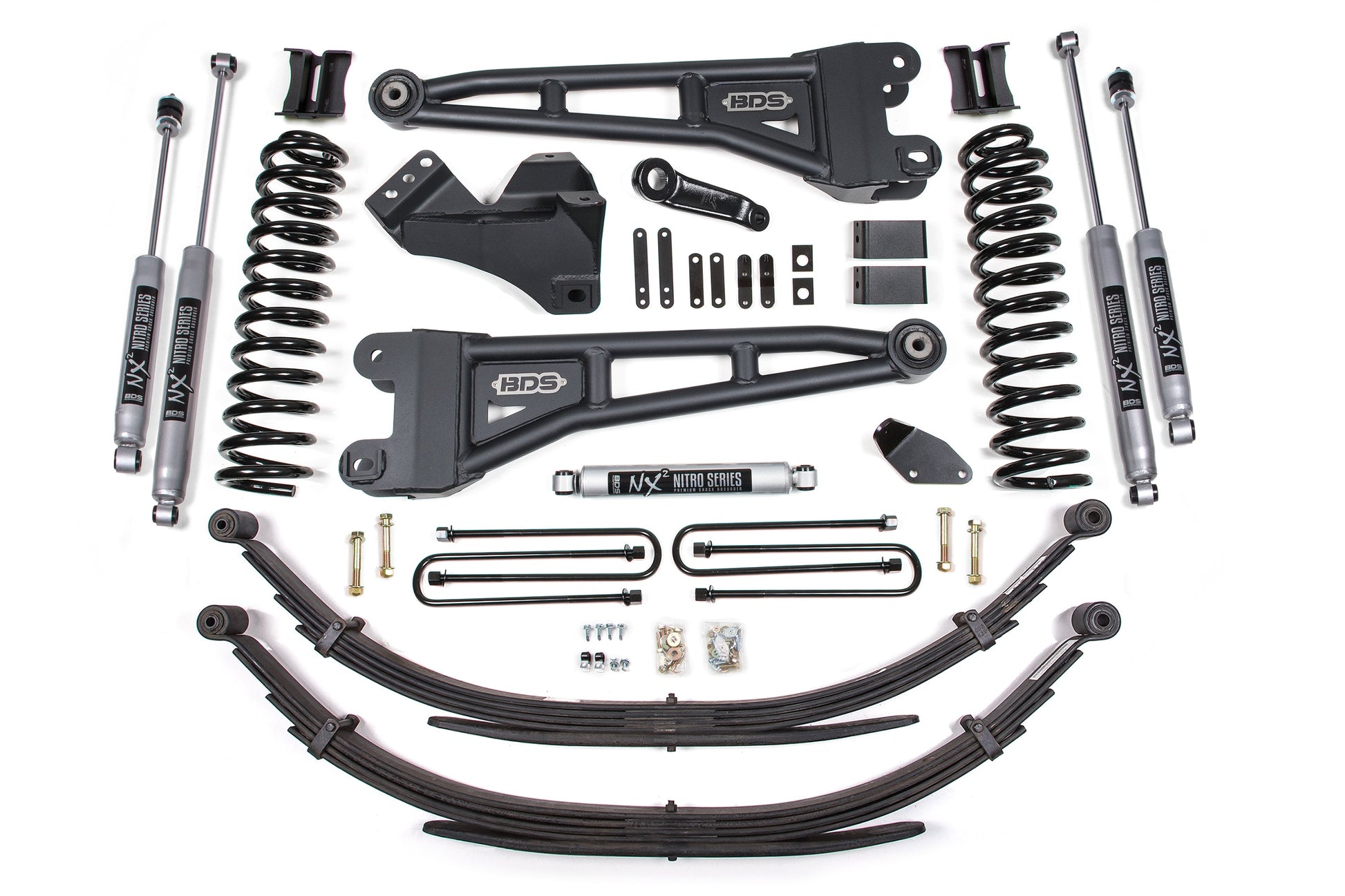 BDS Suspension 4 Inch Lift Kit w/ Radius Arm | Ford F250/F350 Super Duty (08-10) 4WD | Gas - Trucks R Us