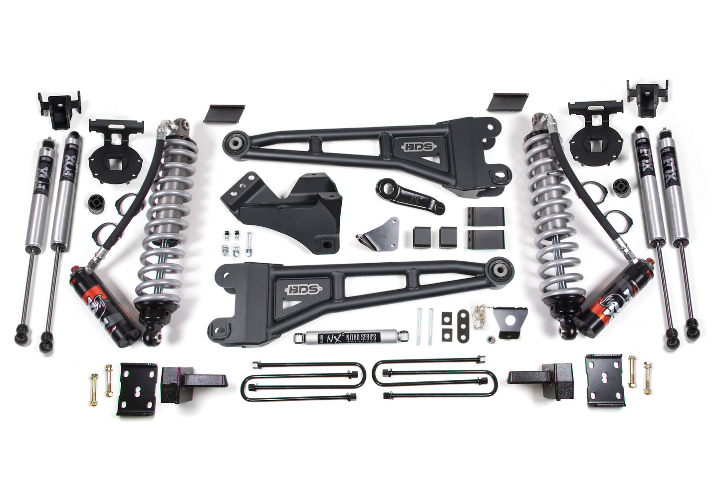 BDS Suspension 6 Inch Lift Kit w/ Radius Arm | FOX 2.5 Performance Elite Coil-Over Conversion | Ford F250/F350 Super Duty (05-07) 4WD | Diesel