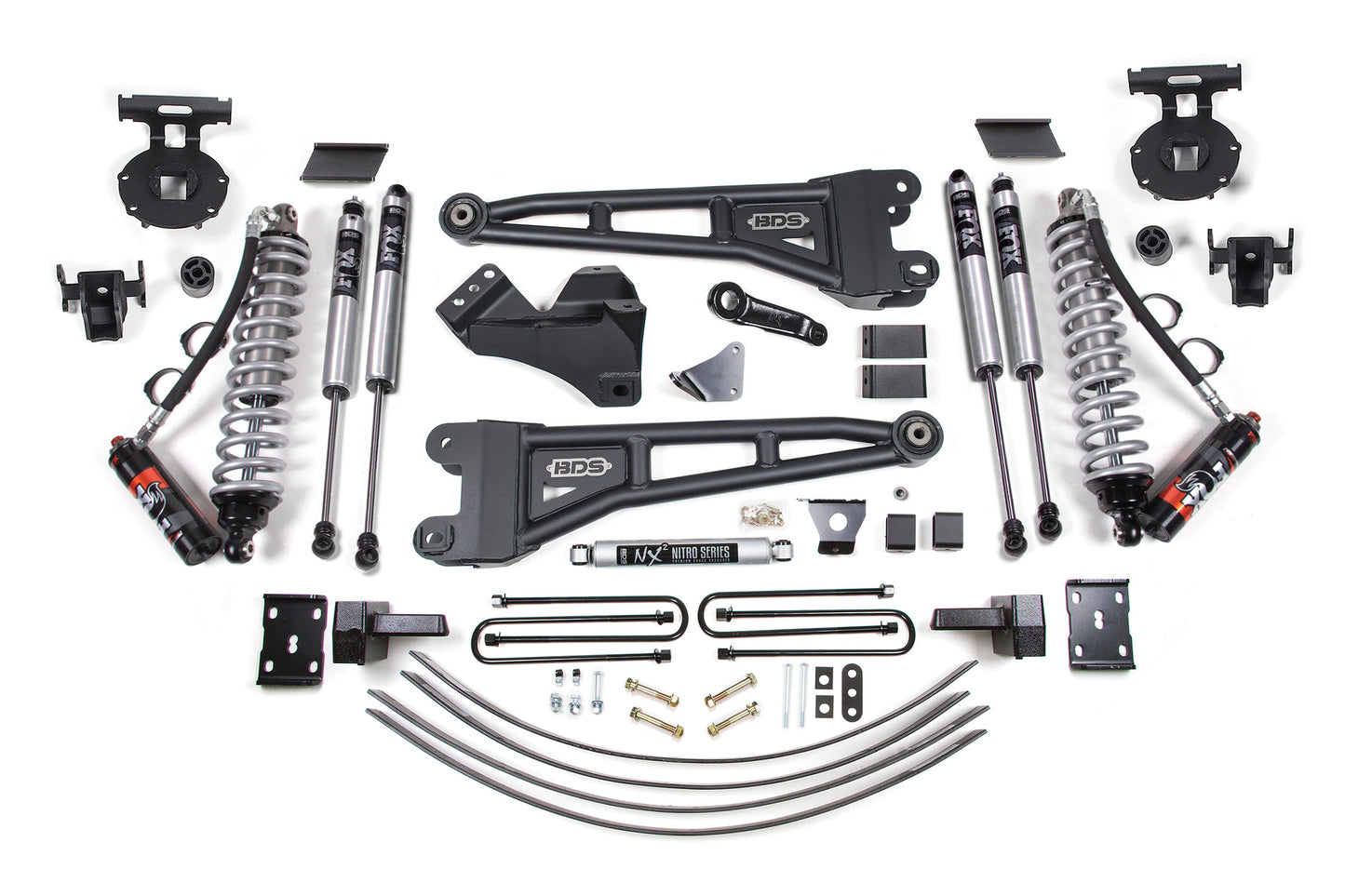 BDS Suspension 6 Inch Lift Kit w/ Radius Arm | FOX 2.5 Performance Elite Coil-Over Conversion | Ford F250/F350 Super Duty (05-07) 4WD | Diesel