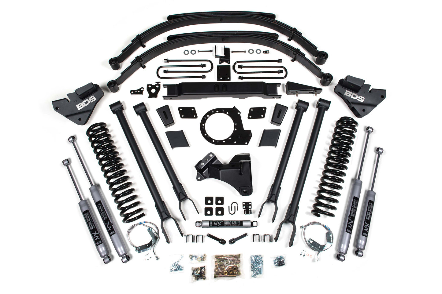 BDS Suspension 9 Inch Lift Kit w/ 4-Link | Ford F250/F350 Super Duty (20-22) 4WD | Diesel