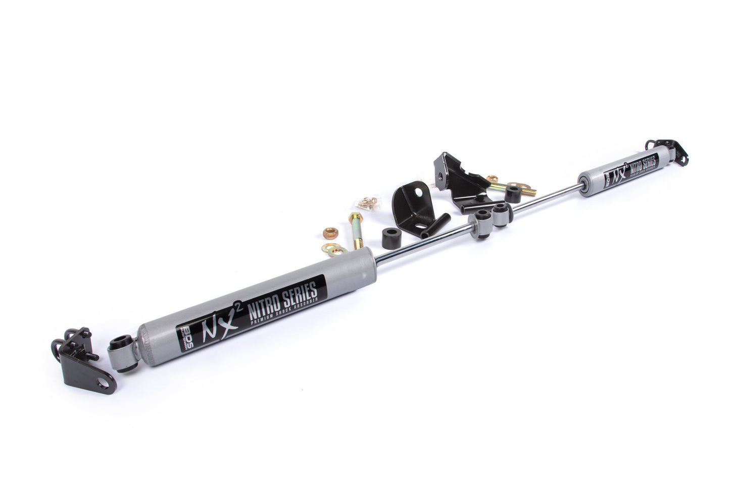 BDS Suspension Dual Steering Stabilizer Kit w/ NX2 Shocks | Ford F150 (04-08) 4WD | With BDS Strut Spacers - Trucks R Us